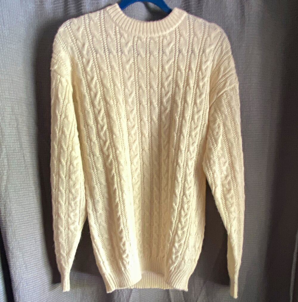 Inca Fashions mens soft 100% Peruvian alpaca wool Sweater Men's L